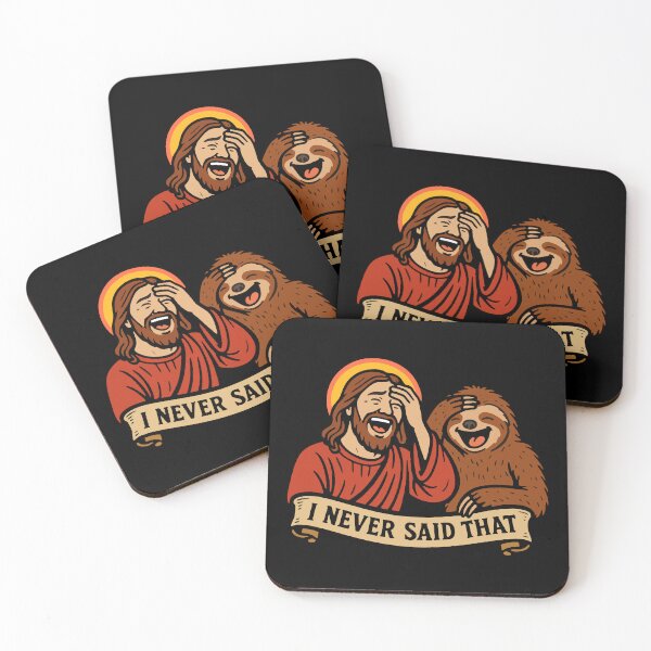Item preview, Jesus Never Said That Sloth designed and sold by plushism.