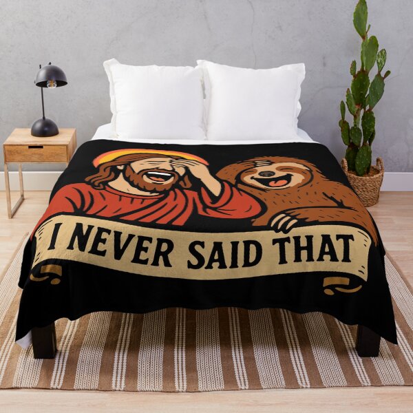 Item preview, Jesus Never Said That Sloth designed and sold by plushism.