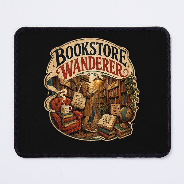 Item preview, Bookstore Wanderer designed and sold by FreshPixelArt.