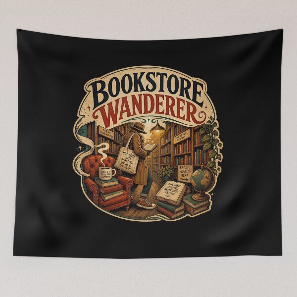 Item preview, Bookstore Wanderer designed and sold by FreshPixelArt.