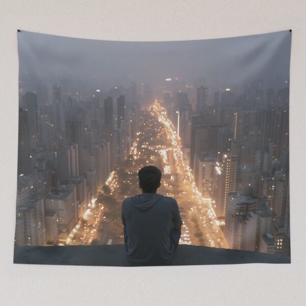 Item preview, At the Edge of a Million Lives designed and sold by oanaunciuleanu.