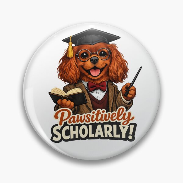 Item preview, Positively Scholarly Ruby Cavalier designed and sold by SpottyRainbow.