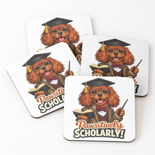 Item preview, Positively Scholarly Ruby Cavalier designed and sold by SpottyRainbow.