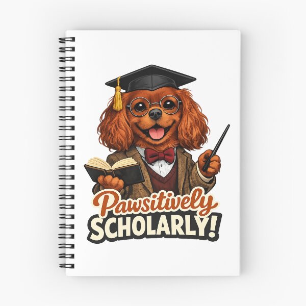 Item preview, Positively Scholarly Ruby Cavalier designed and sold by SpottyRainbow.