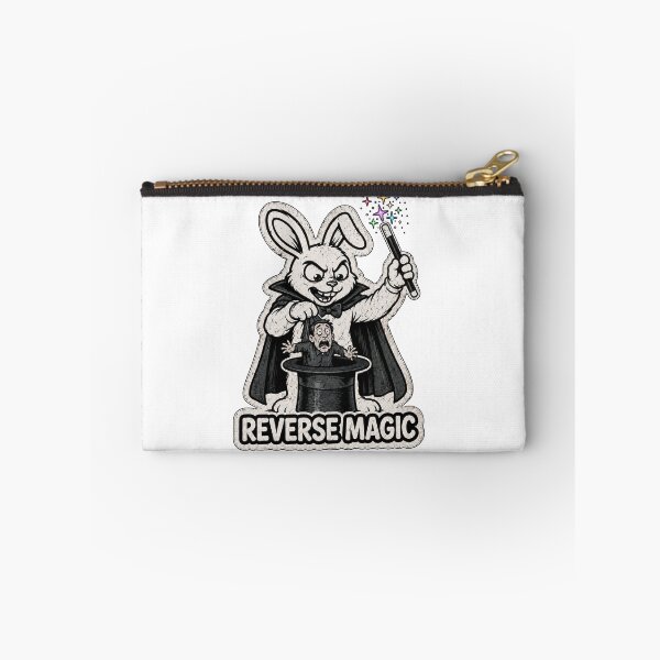 Item preview, Reverse Magic – Funny Magician Bunny Sticker, T-Shirt & Hoodie designed and sold by bunnymode.