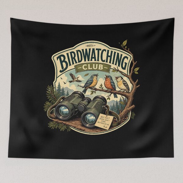 Item preview, Birdwatching Club designed and sold by FreshPixelArt.