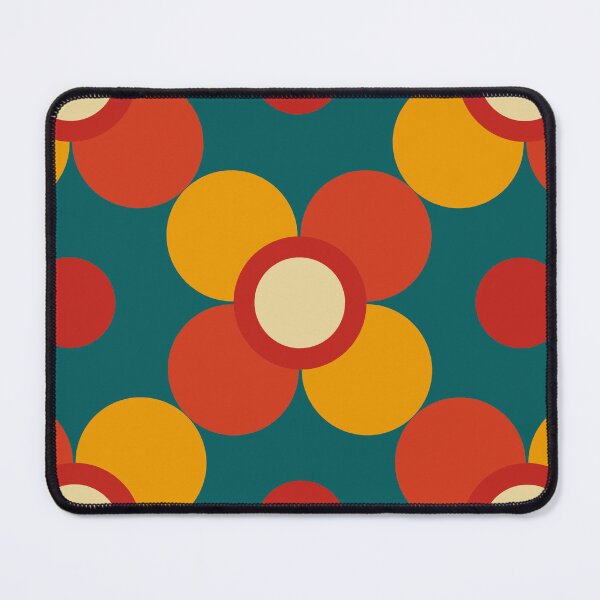 Item preview, Simple vintage orange and yellow flowers 5E designed and sold by StefanStudioArt.