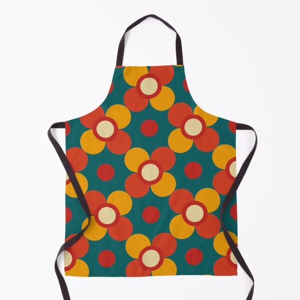 Item preview, Simple vintage orange and yellow flowers 5E designed and sold by StefanStudioArt.