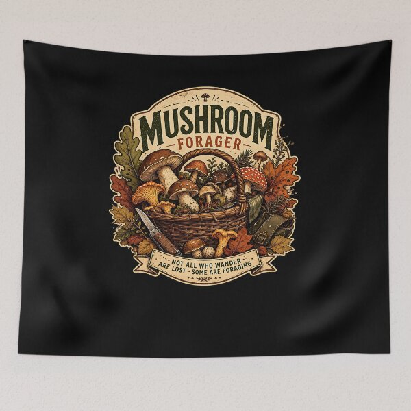 Item preview, Mushroom Forager designed and sold by FreshPixelArt.