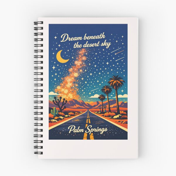 Item preview, Palm Springs Desert Vintage Travel Poster designed and sold by Jeffsredbubble.