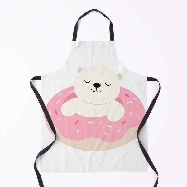 Item preview, Cute Polar Bear Donut designed and sold by OlhaDreamArt.