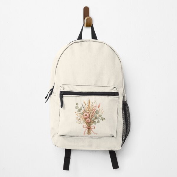 Item preview, Boho Dried Wildflower Bouquet Watercolor | Cottagecore Botanical Floral Illustration designed and sold by looplandger.