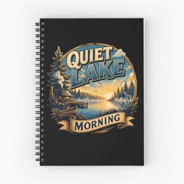 Item preview, Quiet Lake Morning designed and sold by FreshPixelArt.