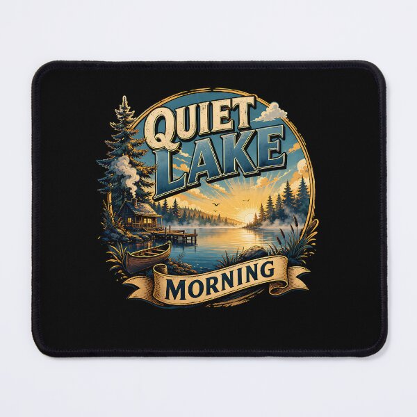 Item preview, Quiet Lake Morning designed and sold by FreshPixelArt.