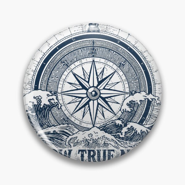 Item preview, Compass of Destiny – Follow True North Vintage Compass T-Shirt | Nautical Adventure Retro Ocean Design designed and sold by Vvmd.
