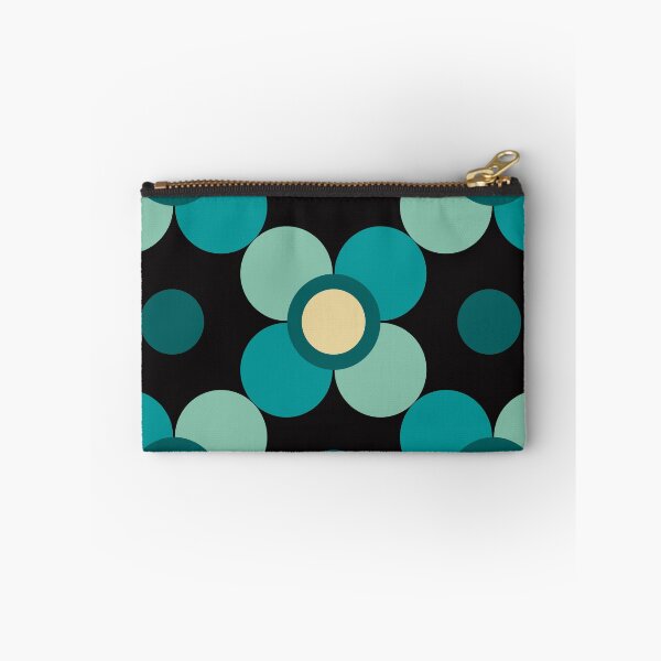 Item preview, Simple vintage teal flowers 08 designed and sold by StefanStudioArt.