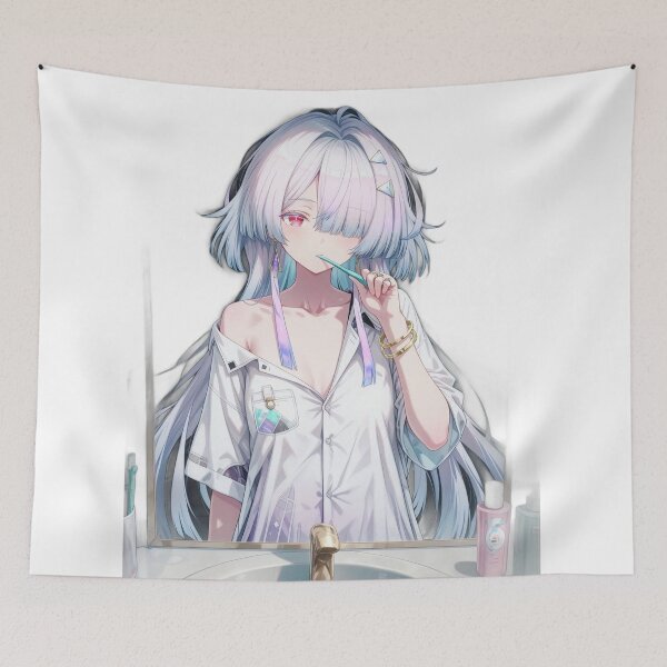 Item preview, Mornye Brushing Teeth Wuthering Waves designed and sold by KomiArts.
