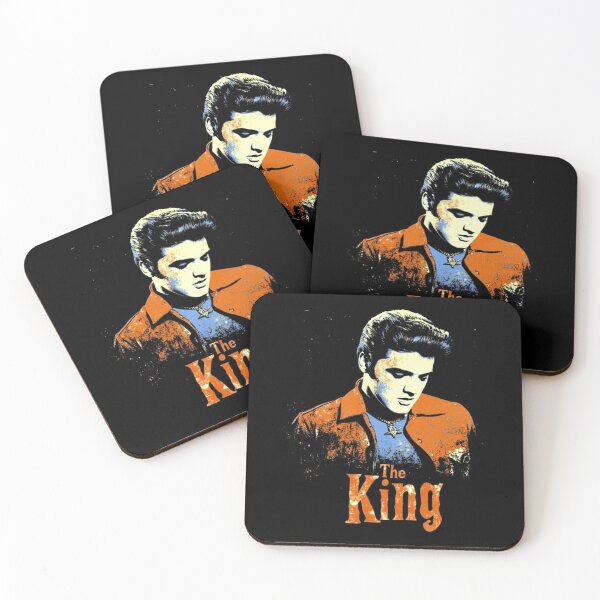 Item preview, Vintage 1950s Rock and Roll Guitarist - Retro Rockabilly King Art designed and sold by Boniring.