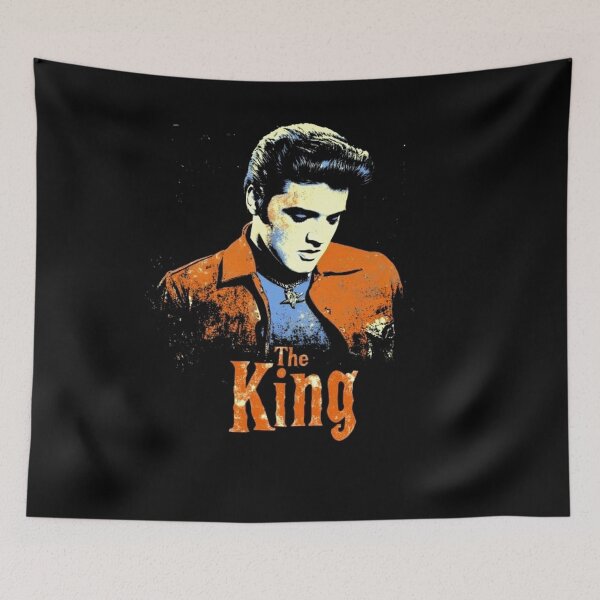 Item preview, Vintage 1950s Rock and Roll Guitarist - Retro Rockabilly King Art designed and sold by Boniring.