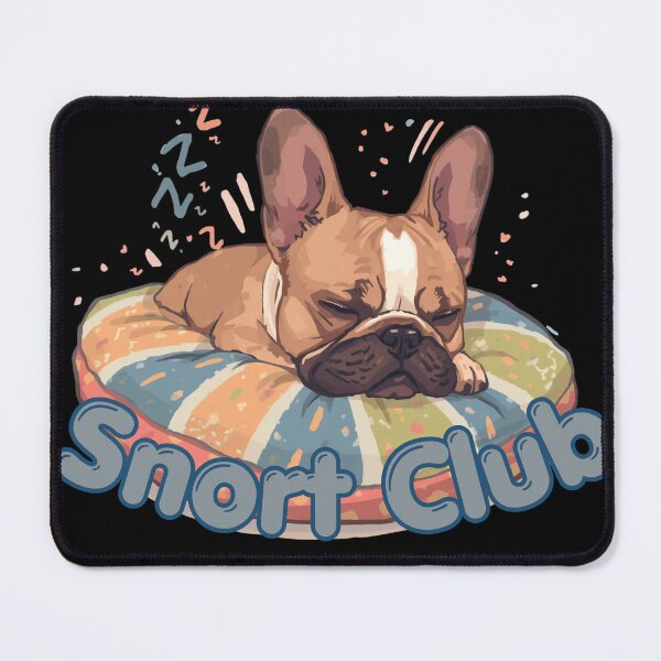 Item preview, Snort Club French Bulldog snoring designed and sold by FoxMolter-Shop.