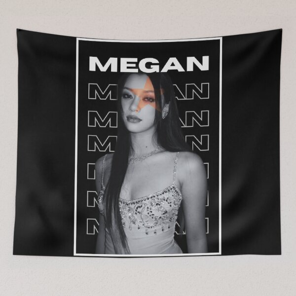 Item preview, Katseye Megan Art poster megan designed and sold by BubbleStreet.