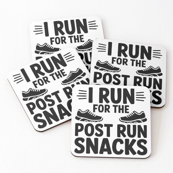 Item preview, I Run For The Post Run Snacks designed and sold by theartfulaspie.