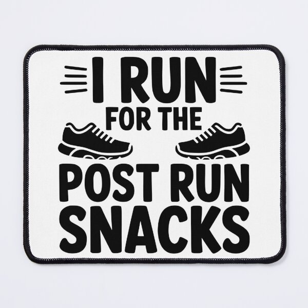 Item preview, I Run For The Post Run Snacks designed and sold by theartfulaspie.