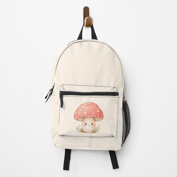 Item preview, Cute Kawaii Mushroom Watercolor | Whimsical Cottagecore Toadstool Illustration designed and sold by looplandger.