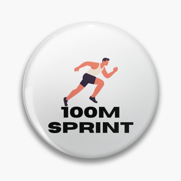 Item preview, 100m SRPINT (MALE) - BLACK designed and sold by ArtsyCity.