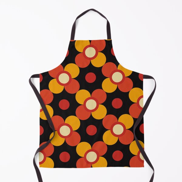 Item preview, Simple vintage orange and yellow flowers 08 designed and sold by StefanStudioArt.
