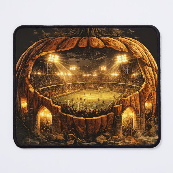 Item preview, Kick Off The Night – Pumpkin Football Stadium | Halloween Soccer Vintage Streetwear Graphic designed and sold by warlistop.