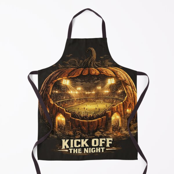 Item preview, Kick Off The Night – Pumpkin Football Stadium | Halloween Soccer Vintage Streetwear Graphic designed and sold by warlistop.