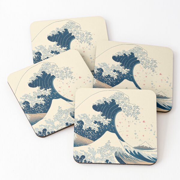Item preview, Ukiyo-e Great Wave with Cherry Blossoms designed and sold by JYUMARU.