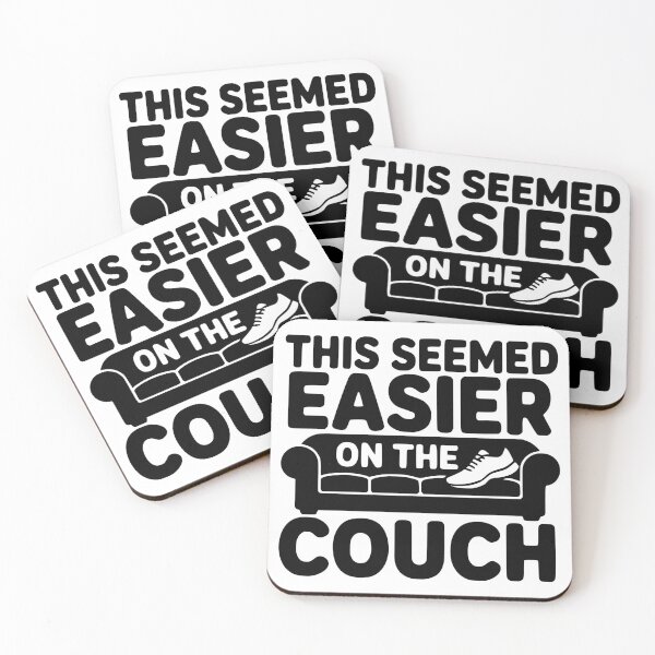 Item preview, This Seemed Easier On The Couch designed and sold by theartfulaspie.