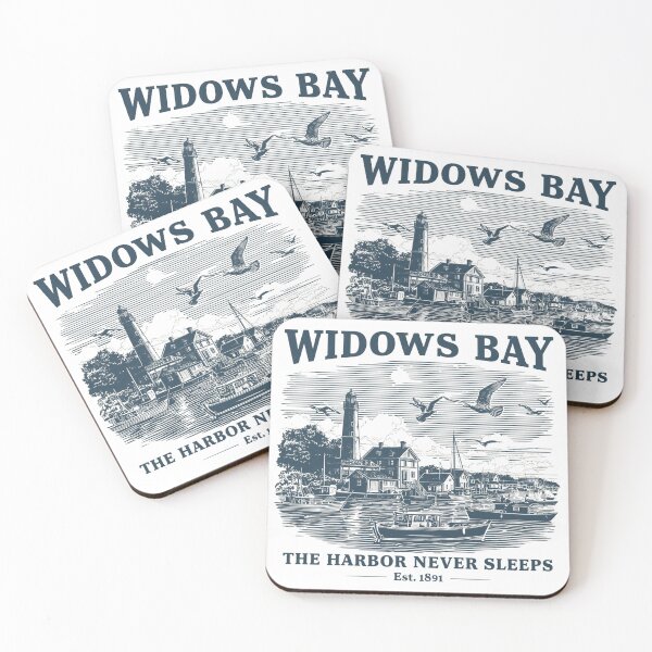 Item preview, Widows Bay – The Harbor Never Sleeps Vintage Nautical T-Shirt | Coastal Lighthouse Harbor Retro Design designed and sold by Vvmd.
