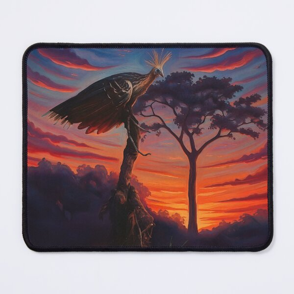 Item preview, Hoatzin Sunset Horizon Painting designed and sold by WildLedger.