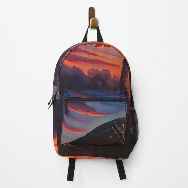 Item preview, Hoatzin Sunset Horizon Painting designed and sold by WildLedger.