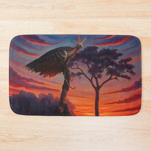 Item preview, Hoatzin Sunset Horizon Painting designed and sold by WildLedger.