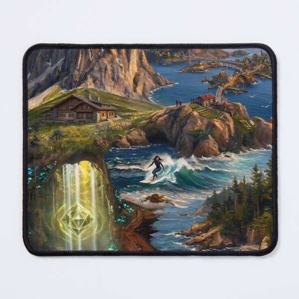 Item preview, The Secret Waterfall of Eternal Dawn designed and sold by MByunArt.