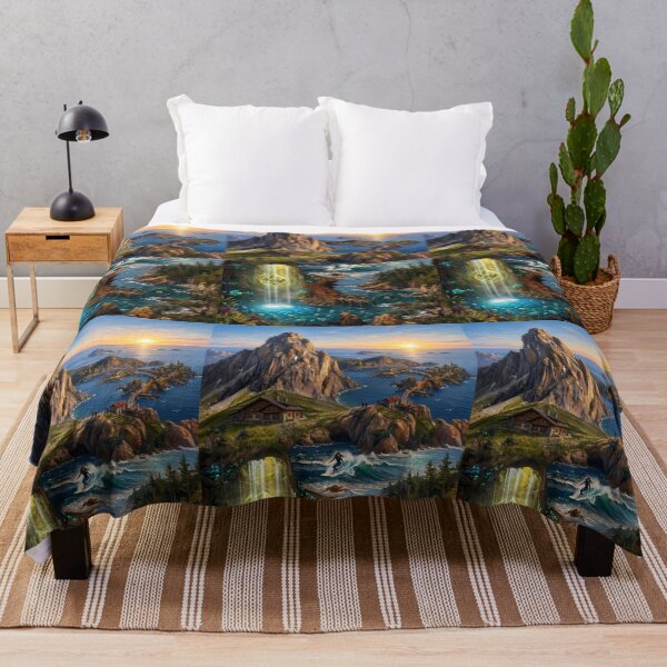 Item preview, The Secret Waterfall of Eternal Dawn designed and sold by MByunArt.