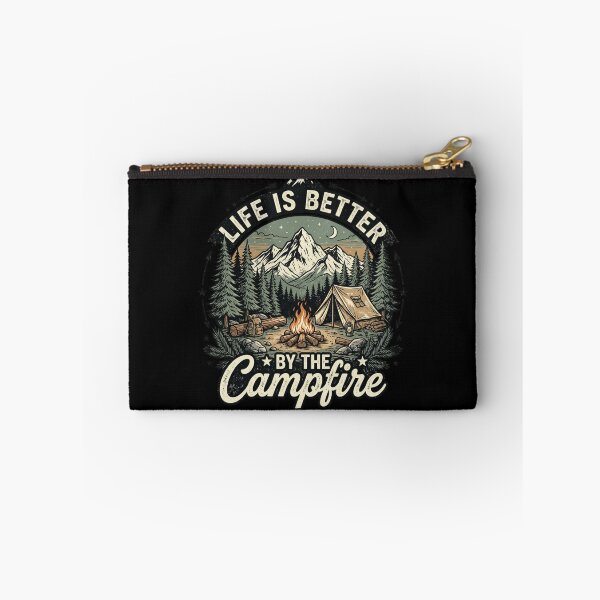 Item preview, Life Is Better By The Campfire Vintage Retro Camping Mountain Emblem designed and sold by PACS0011.