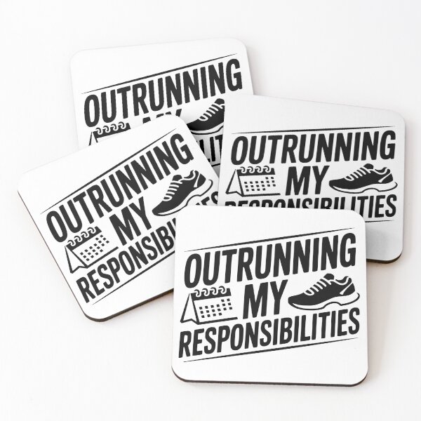 Item preview, Outrunning My Responsibilities designed and sold by theartfulaspie.