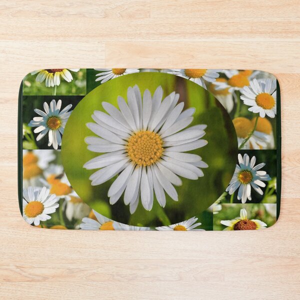 Item preview, Wild Daisy Flower Photo Collage designed and sold by JurateArt-DK.