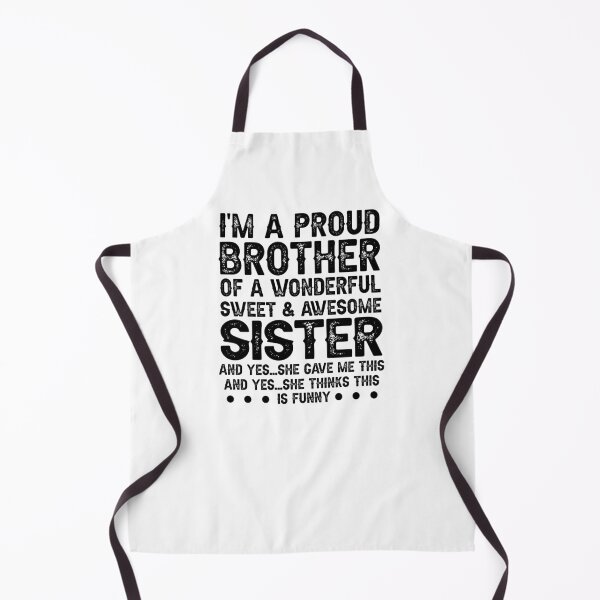 Item preview, I'm A Proud Brother Of A Wonderful Sweet Awesome Sister,Funny Brother Gift designed and sold by CloudyPress.