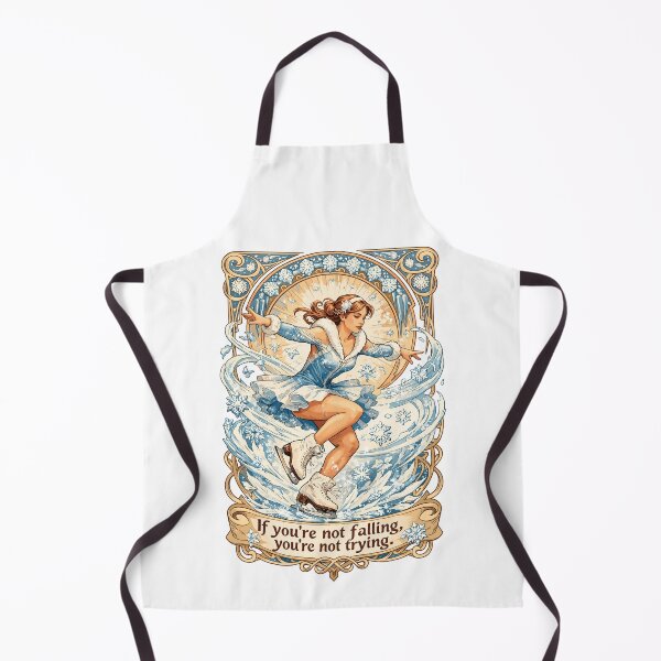 Item preview, Art Nouveau figure skating: saying & skater designed and sold by Pineapple-Tree.