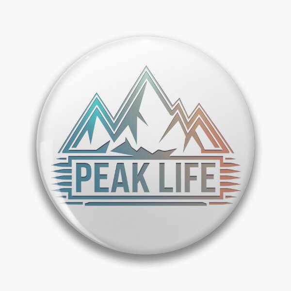 Item preview, Peak Life – Modern Geometric Mountain Design designed and sold by Gabe1983.