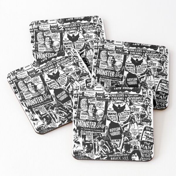 Item preview, Collage de anuncios de terror designed and sold by Scott Banks.