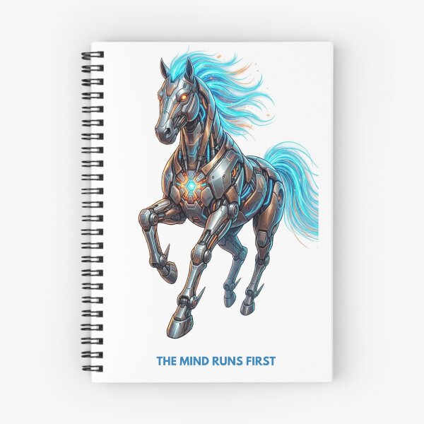 Item preview, Cyber Mecha Horse Futuristic Biomechanical Art designed and sold by CalmFrameArt.