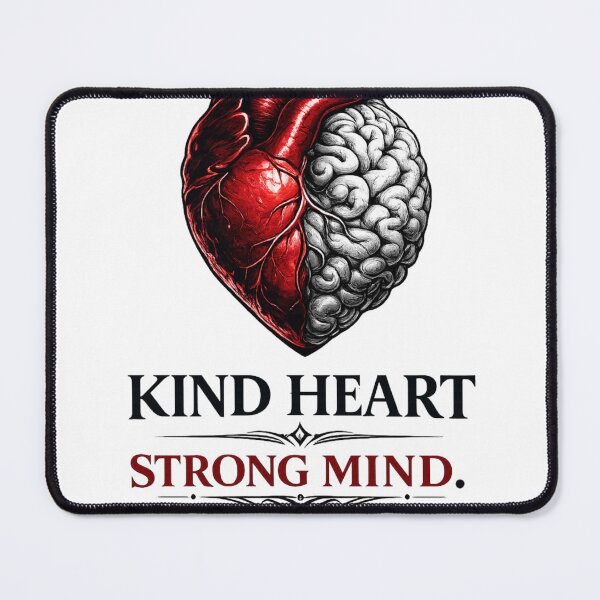 Item preview, Heart & Brain Motivational T-Shirt Design designed and sold by Saeed  Ahmad.