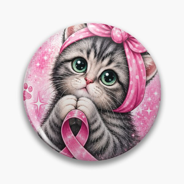 Item preview, Paw For The Cure Cat Design designed and sold by ⭐ AURA STUDIO.